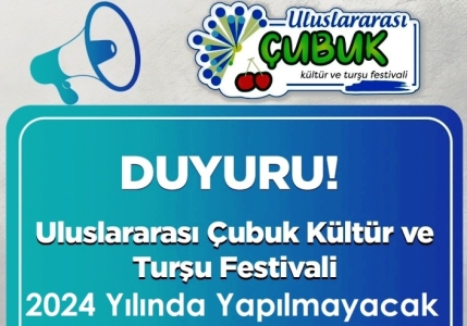 Çubuk Turşu Festivali ertelendi 2024 yılında yapılmayacak